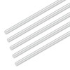 M METERXITY 5 Pack Round Aluminum Rods, 6mm (1/4") Diameter,
