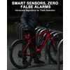 ONVIAN Car Alarm System, Ultra-Loud 113db Bike Alarm with Remote,