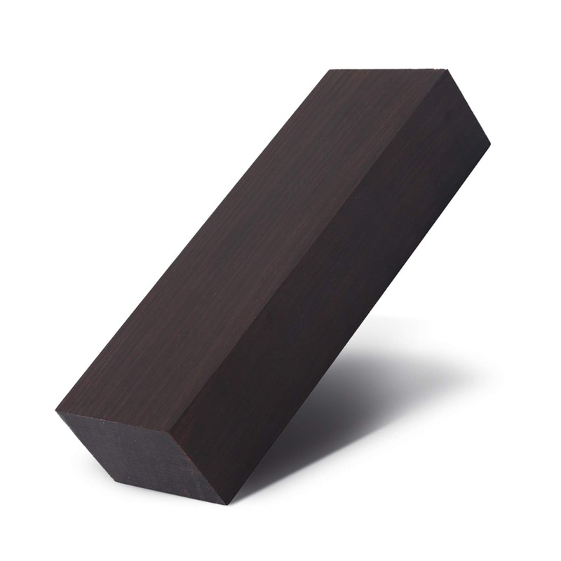 Ebony Wood Blank 12 x 4 x 2.5 cm Black