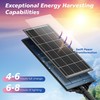 WYWNA Solar Lights Outdoor, 6000K LED Solar Lights Outdoor Waterproof,