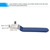 sourcing map Lever Handle Chrome Plated Iron Replacement Quarter Turner