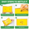 aonova Pest Trap Board, 4 Pack Sticky Pads for Pests