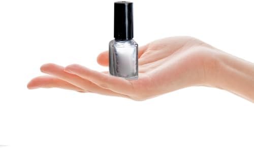 Esmalte de Uñas Efecto Espejo 6ml Gel Plata para Uñas