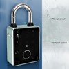Smart Fingerprint Password Padlock Card APP Key Access Theft Proof