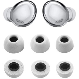 ALXCD Foam Eartips Compatible with Galaxy Buds Pro Earbuds, S/M/L 3 Pairs Soft Memory Foam Replacement Tips Earbuds Tips, Compatible with Galaxy Buds Pro SM-R190, Gray S/M/L