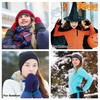 [GEEGVVV] Knit Gloves Adult Magic Gloves for Women Men Stretch