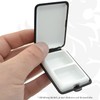 Pillendose Etui Echtleder, Handmade in Germany, mit Pillenbox Einsatz -