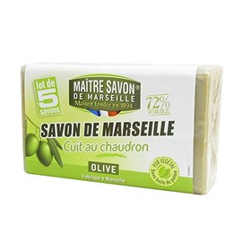 Maitre Savon de Marseille Savon de Marseille Olive 3.5 oz (100 g) x 5