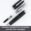 Monteverde Super Mega Carbon Fiber/chrome trim Fountain Pen - Omniflex