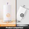 VEHHE Paper Towel Holder Countertop, Single Hand Operable Paper Towel