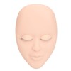 Eyelash Extension Mannequin Head with 6 Pair Replacement Eyelids Soft