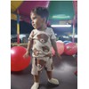 Infant Baby Boys Short Summer Outfit Toddler Bear Print T-Shirt