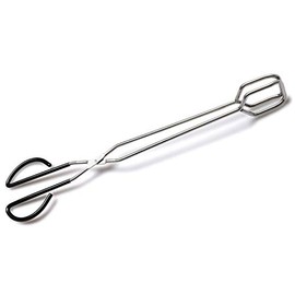 Stainless Steel Kitchen Tongs, Hiash 16 Inch Extra Long Scissor Tongs with Comfortable Handle for Barbecue Grilling