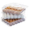 Classic Cuisine Egg Container for Refrigerator - Large-Capacity Egg Holder