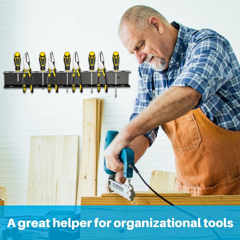 TSUMAZRURE Screwdriver Wall Rack, Screw Driver Holder and Screwdriver Rack,
