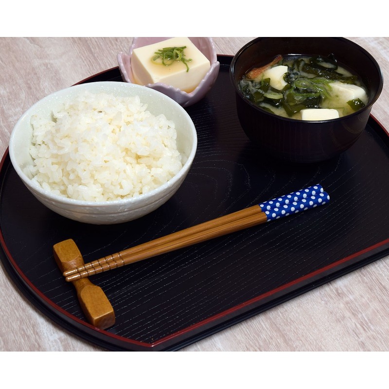 Aoba 232155 Chopsticks, Dishwasher Safe, Susu Bamboo Period, Blue, 7.1