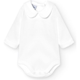 BABIDU Baby Body Cuello Algodon Bodysuit, White, 36 Months
