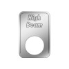 Grand General (GG) GG Indicator Plate for Kenworth High Beam Stainless Steel Block Letter #68553