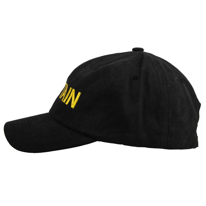 TOP HEADWEAR Captain Embroidered Adjustable Cap - Black