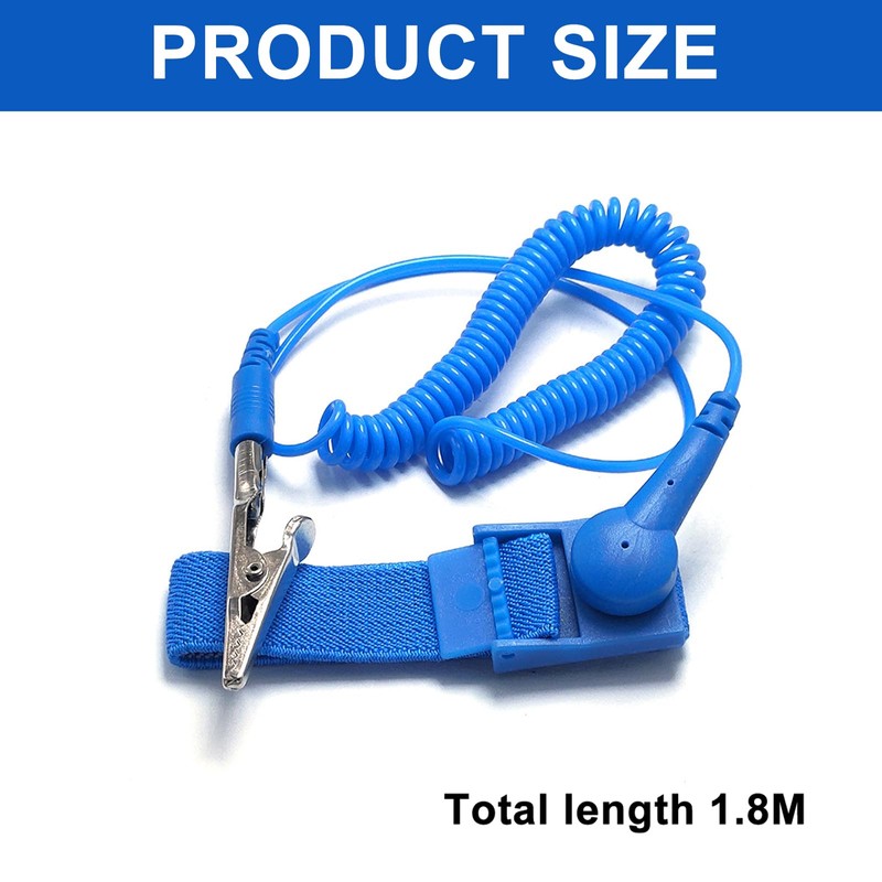 1PC ESD Wrist Strap - Adjustable Anti-Static Wristband - Grounding