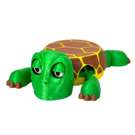 Funny Turtle Coaster, 3D Printed Turtle Coaster with Smiling Face, Funny Coaster for Drinks, When You Place a Glass on His Back Funny Gifts