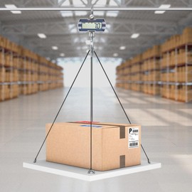 Digital Crane Scale 2000kg/4400lb,Digital Hanging Scale with Remote,Industrial Heavy Duty Crane Scale for Farm,Livestock,Construction Site,Hunting,Market,Fishing (Silver)