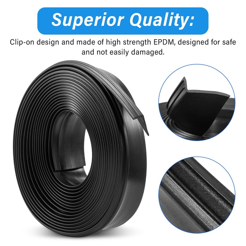 RV Slide Out Wiper Seal R854056 1-1/2" (Clip-On), 25' Weather