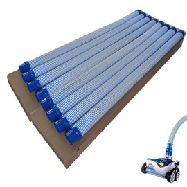 8 Pack 39 in Pool Vacuum Hose Compatible with Zodiac Mx6, Mx8 Twist Lock Swimming Pool Cleaner Replacement Hoses R0527700 X38210S 1meter