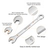 HARFINGTON Thin Combination Wrench 5mm Offset 6-Point Ended Box and