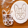 Boston Terrier Face Cookie Cutter, 1 Piece. Bakerlogy
