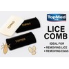 Top Med Black and White lice Comb for Ever