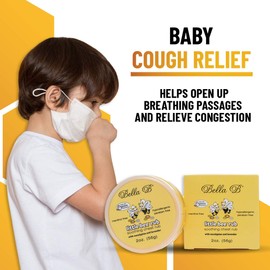 Bella B Little Bee Soothing Baby Chest Rub 2 oz - Baby Vapor Rub Lavender - Eucalyptus Chest Rub For Infants - Eucalyptus Vapor Rub - Natural Vapor Rub - Soothing Vapor Rub - Soothing Chest Rub