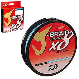New Daiwa J-Braid Grand X8 58lb / 0.28mm dia / Multi Colour / 300m - JBG0.28-300MC