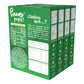 Cereal Alto En Proteina Wpc 30 Power Pops 4 Pack Manzana C                                                                                            