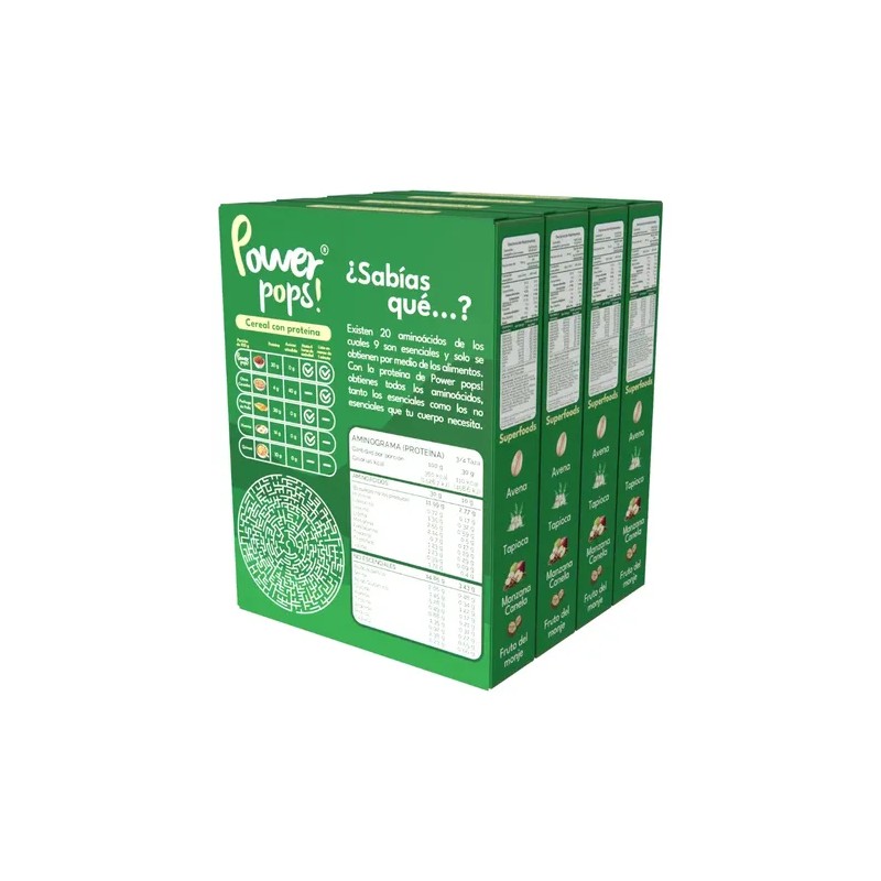 Cereal Alto En Proteina Wpc 30 Power Pops 4 Pack