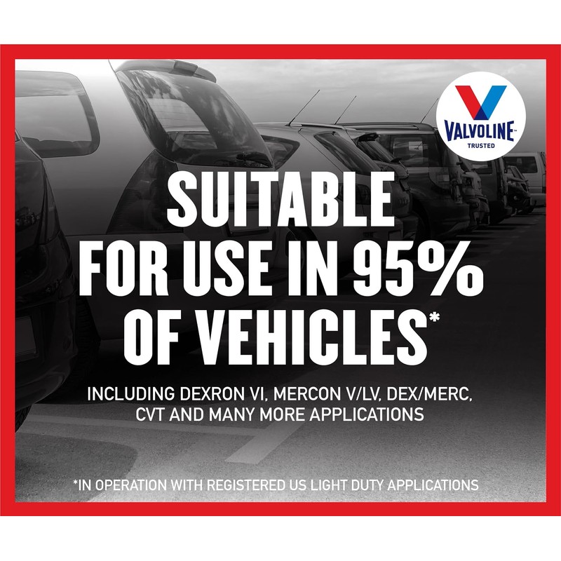 Valvoline Multi-Vehicle (ATF) Full Synthetic Automatic Transmission Fluid 1 GA,