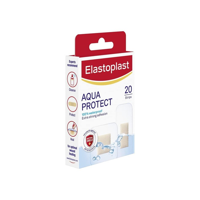 Elastoplast Aqua Protect Plasters 100% Waterproof (20), Waterproof Plasters Ideal