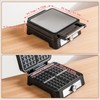 UVFAST Waffles Maker Waffle Iron, 4 Belgian Square Waffle Maker,