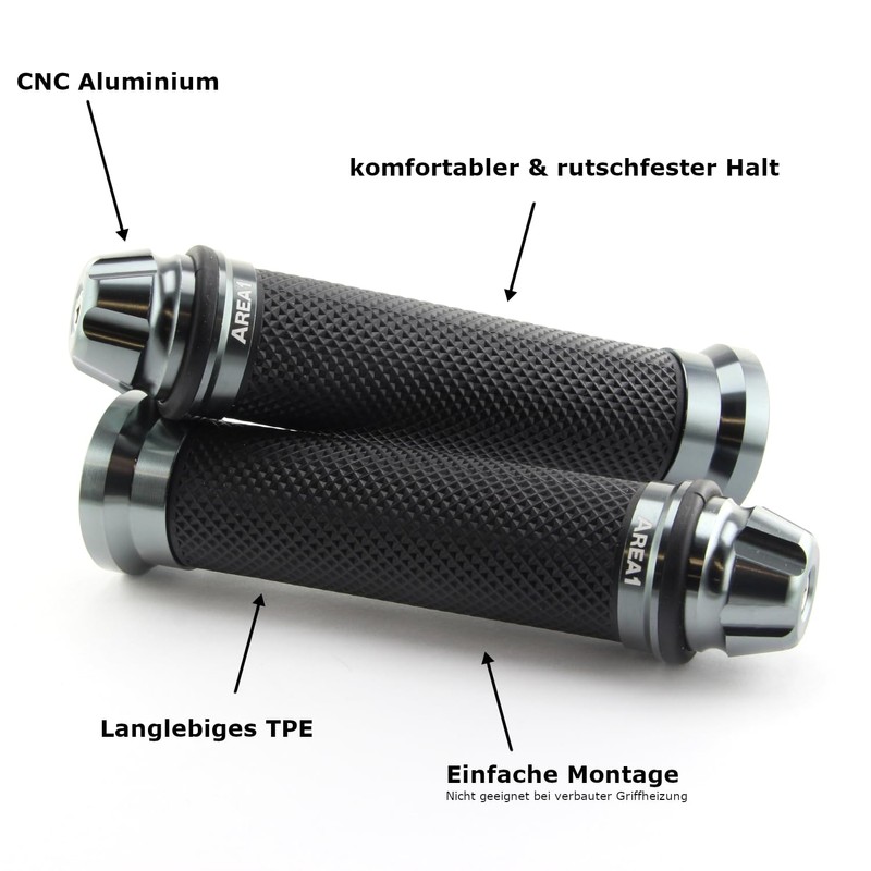 Area1 Handlebar Grips Compatible with Red Rose 50, 125, Classic