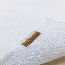 NECTARBAR Leinen Seihtuch 65 x 65 cm - Passiertuch für Pflanzenmilch - Mulltuch aus Naturleinen für vegane Milch - DIY Haferdrink/Getreidedrink - Käsetuch - Passierbeutel plastikfrei - Made in Germany