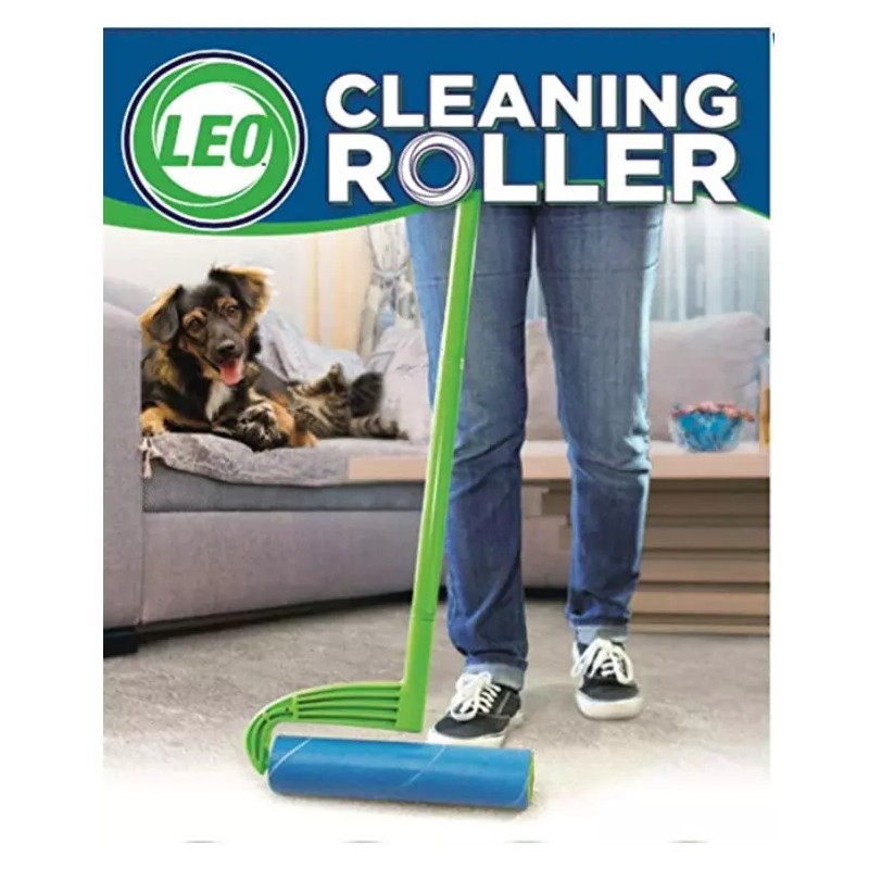 LEO Extendable metal lightweight Handle Cleaning Roller Pet's hair remover