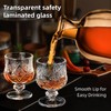 12PCS Cordial Glasses,1.7oz/50ml,Shot Glasses,shot glasses with stem/tequila shot glasses Sherry