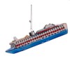 6-Inch Noble Gems Glass Cruise Ship Ornament