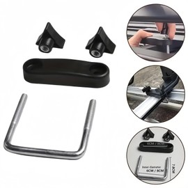 Roof Rack Tool Clips Luggage with Roof Rack Clamps,Universal R/oof R/ack Clamp Bracket Accessory,R/oof Box U-Bolt C/lamps,Ro/of Box Car Van Mounting Accessories Kit,Mounting C/lip for Car,8cm