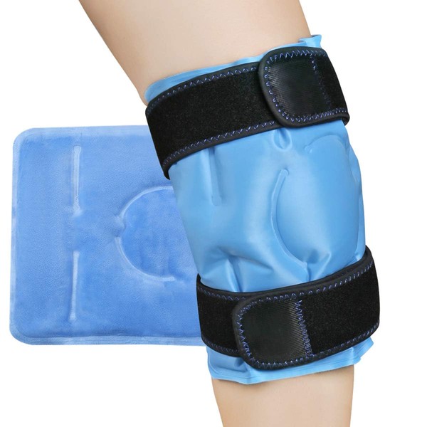Paquetes de Hielo para Lesiones de Rodilla Reutilizables, Envolturas de