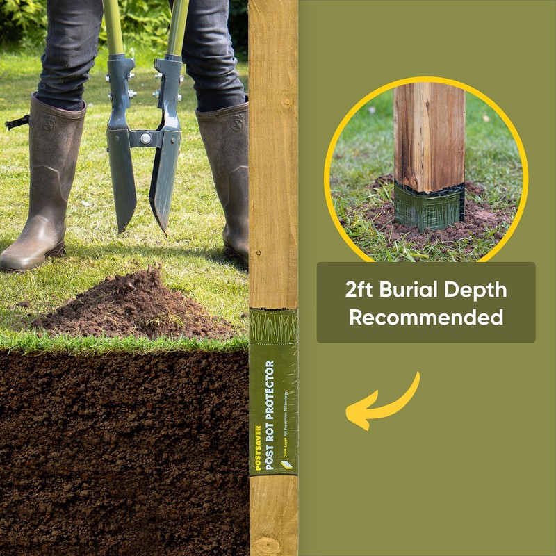 Postsaver Pro-Wrap & Tack | 16 ft Roll Cut to