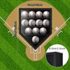 TJ.MOREE 12 Baseball Display Case, Baseball Holders for Balls Display,