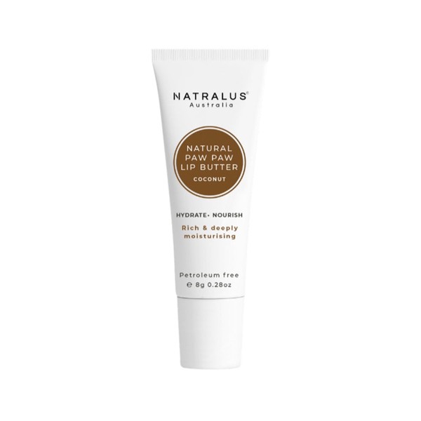 Naturalus Natralus Natural Paw Paw Lip Butter Coconut 8g