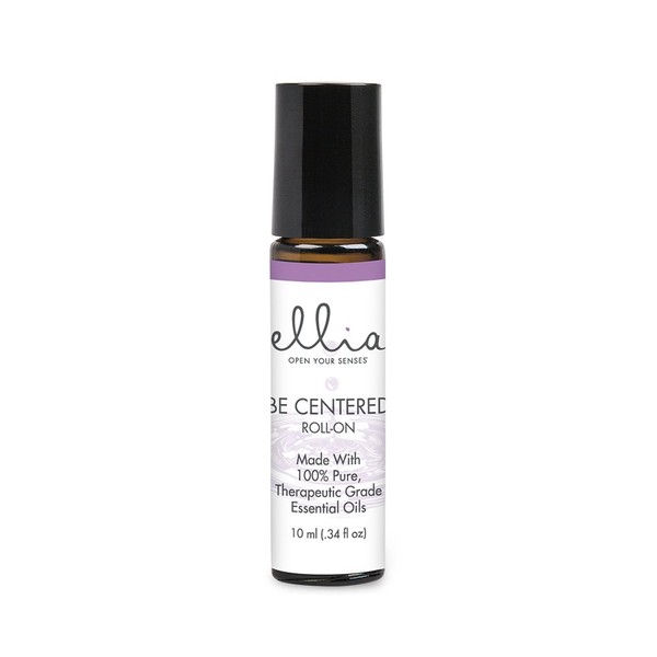 Ellia Essential Oil Roll-On | Be Centered Blend| 10ml, 100% Pure, Therapeutic Grade, 10 mL Roll On