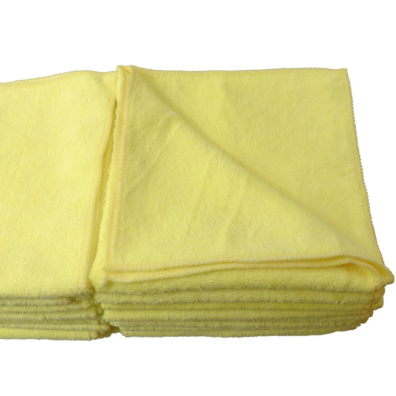 Eurow 325 GSM Microfiber Deluxe Cleaning Towels, Ultra-Soft, Streak-Free, Reusable,